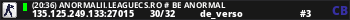 (31:32) ANORMALII.LEAGUECS.RO # BE ANORMAL