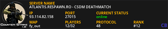 ATLANTIS.RESPAWN.RO - CSDM DEATHMATCH