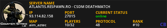 [XMAS] ATLANTIS.RESPAWN.RO - CSDM