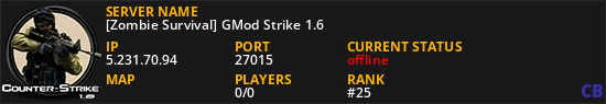 [Zombie Survival] GMod Strike 1.6